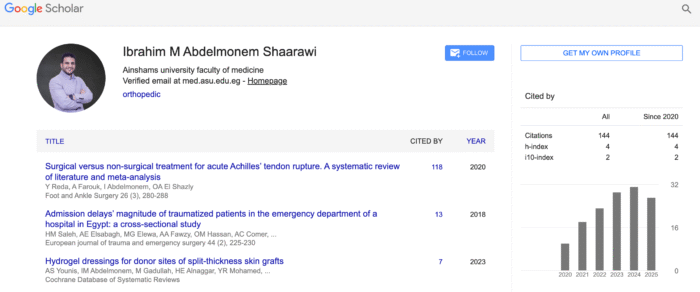 ابحاث الدكتور ابراهيم شعراوي احسن دكتور عظام في مصر دكتور ابراهيم شعراوي