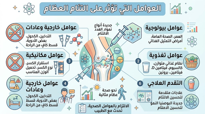 مراحل التئام العظام بالصور