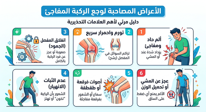 ألم الركبة المفاجئ
