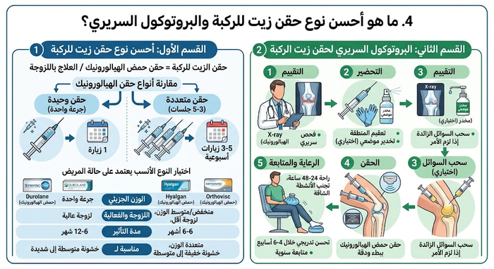 سعر حقن الركبة الهيالورونيك في مصر 2026