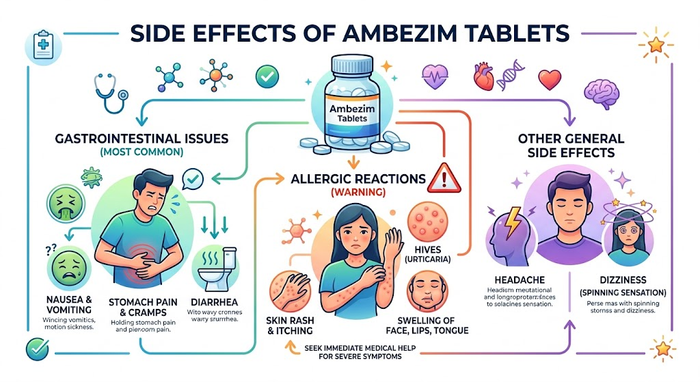 Side effects of Ambezim Tablets